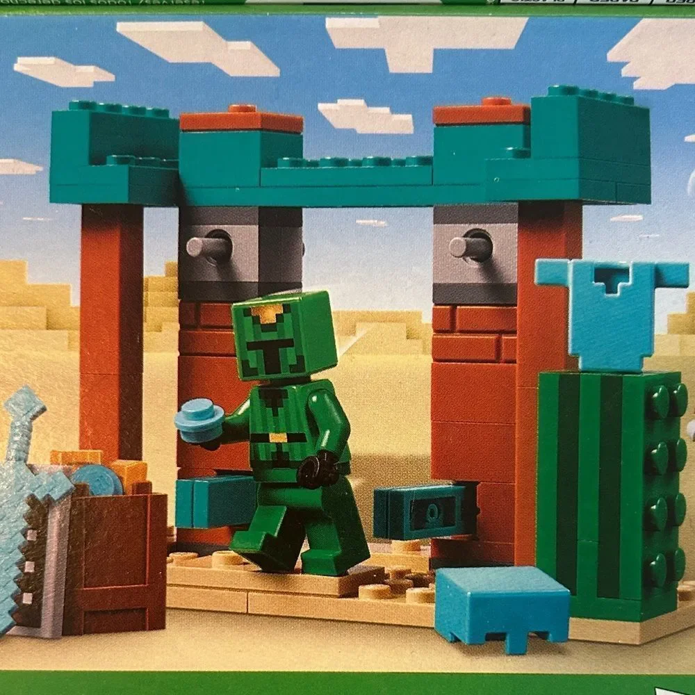 2 🆕 LEGO Minecraft Adventure sets Pirate 🏴‍☠️ 21259 Desert🏜️Patrol 21267